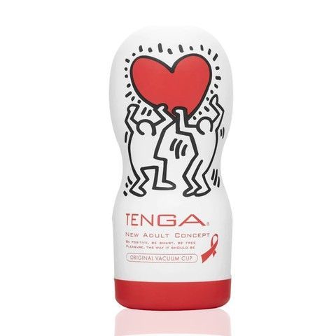 Мастурбатор Tenga Keith Haring Deep Throat Cup - фото