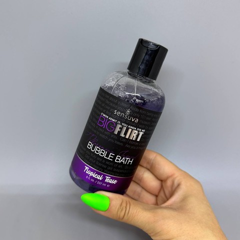 Пена для ванны Sensuva Big Flirt Pheromone Bubble Bath Tropical Tease (237 мл) - фото