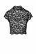 Топ Noir Handmade F303 Essence lace top with high collar S