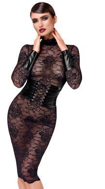 Платье Noir Handmade F375 Noirelle Lace Corset Midi dress XS