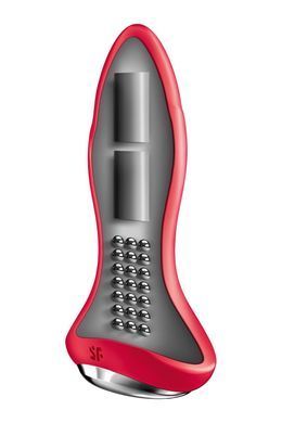 Rotator Plug 1+ red - анальная смарт-вибропробка 3,5 см - фото