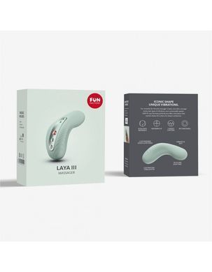 Кліторальний стимулятор Fun Factory LAYA 3 pro Mint м'ятний - фото