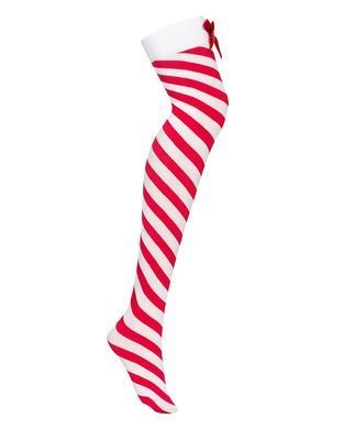 Чулки Obsessive Kissmas stockings S/M - фото