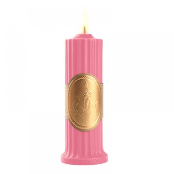 БДСМ свічка низькотемпературна UPKO Low temperature wax candle 150 г рожева