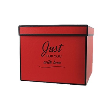 Подарункова коробка Just for you червона, M - фото