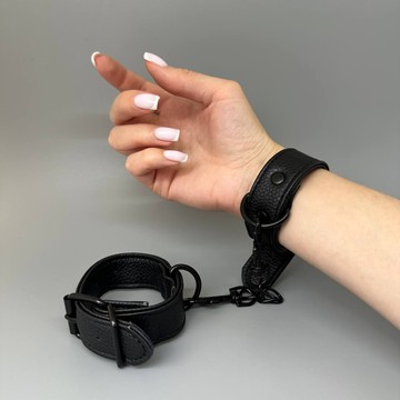 Наручники Fetish Tentation Adjustable Handcuffs Black черные