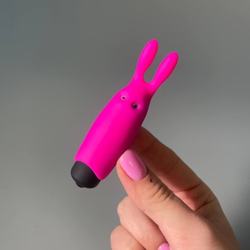Мінівібратор Adrien Lastic Pocket Vibe Rabbit рожевий - фото
