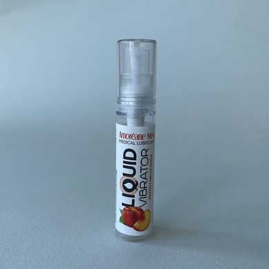 Смазка с эффектом вибрации Amoreane Med Liquid Vibrator Peach 10мл - фото