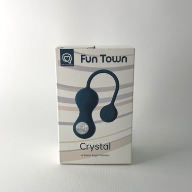 Смарт вагінальні кульки з вібрацією Magic Motion Fun Town Crystal - фото