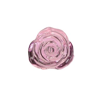 Анальна пробка (3,3 см) + вібропуля Pillow Talk Rosy Luxurious Glass - фото