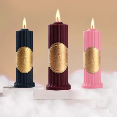 БДСМ свічка низькотемпературна UPKO Low temperature wax candle 150 г рожева