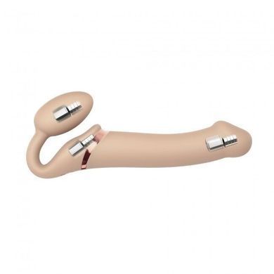 Страпон безременной с вибрацией Strap-On-Me Vibrating Flesh M - фото