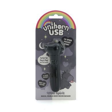 Минивибратор-единорожка Unihorn USB Bullet Wild Spirit - фото