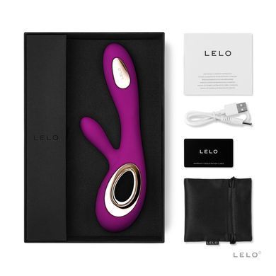 Вібратор-кролик LELO Soraya Wave Deep Rose - фото
