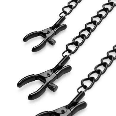 Зажимы на соски и клитор Bedroom Fantasies Nipple & Clit l Clamps - фото