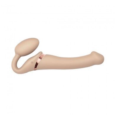 Страпон безременной с вибрацией Strap-On-Me Vibrating Flesh M - фото