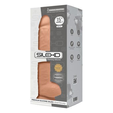 Фалоімітатор SilexD Kingston Flesh MODEL 1 15in (довжина 38 см; діаметр 7 см) - фото