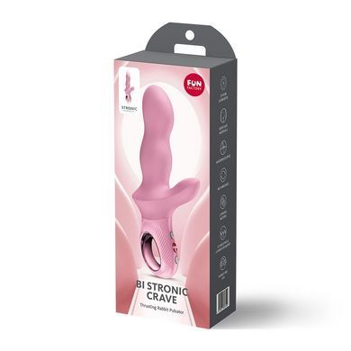 Пульсатор з вібрацією Fun Factory Bi Stronic Crave Rose рожевий - фото