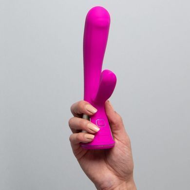 Kiiroo Ohmibod Fuse - интерактивный вибратор-кролик розовый - фото