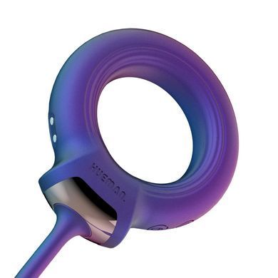 Ерекційне віброкільце з віброяйцем Hueman Eclipse Anal Vibrator - фото
