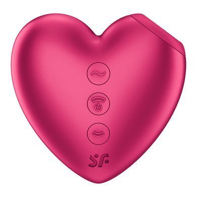 Satisfyer Cutie Heart Battery Series - вакуумний кліторальний стимулятор (м'яте паковання) - фото