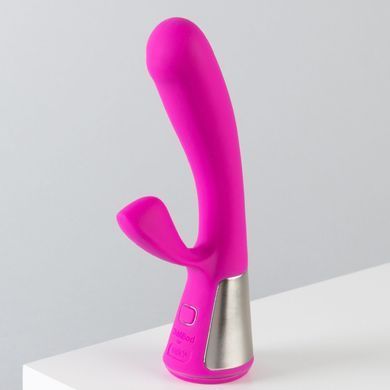 Kiiroo Ohmibod Fuse - интерактивный вибратор-кролик розовый - фото