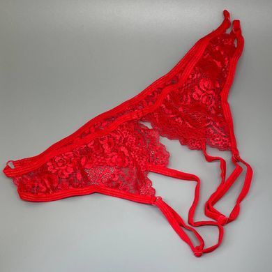 Кружевные трусики с доступом Art of Sex Mia красные L-2XL