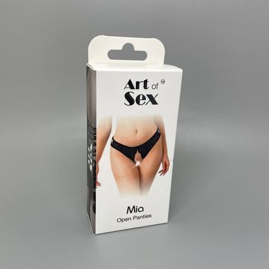Кружевные трусики с доступом Art of Sex Mia красные L-2XL
