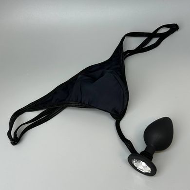 Трусы мужские с анальной пробкой (3,5 см) Art of Sex Sexy Panties plug M Black XS-2XL - фото
