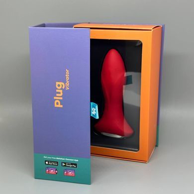 Rotator Plug 1+ red - анальная смарт-вибропробка 3,5 см - фото