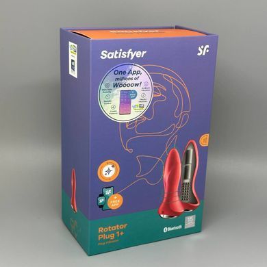 Rotator Plug 1+ red - анальная смарт-вибропробка 3,5 см - фото