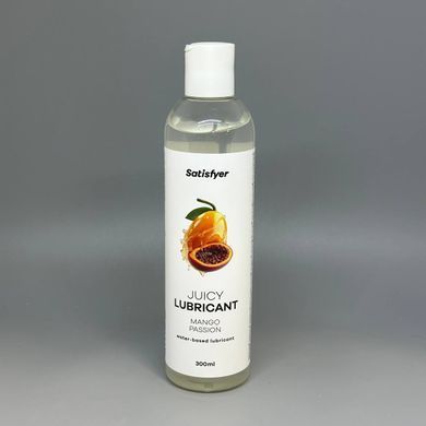 Лубрикант з ароматом манго та маракуї Satisfyer Juicy Lubricant Mango & Passion water based 300 мл - фото