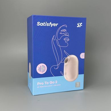 Вакуумний кліторальний стимулятор Satisfyer Pro To Go 2 Beige - фото