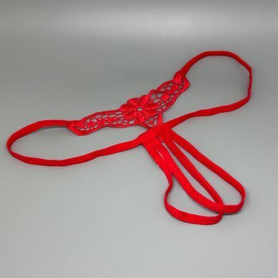 Трусики-стринги с доступом Fashion Secret DANUTA Red S/M/L