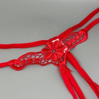 Трусики-стринги с доступом Fashion Secret DANUTA Red S/M/L