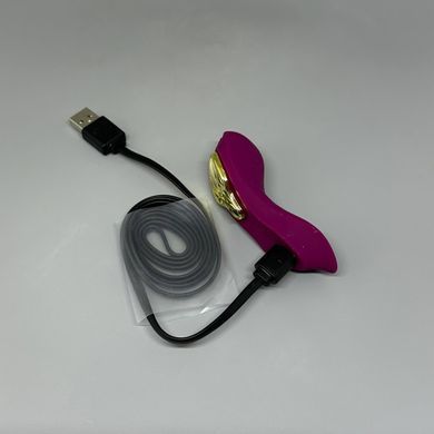 Zalo AYA Velvet Purple - смарт вибратор-бабочка в трусики двойной - фото