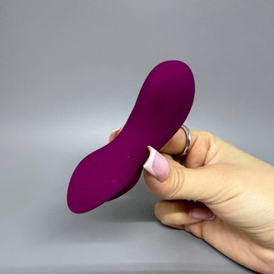 Zalo AYA Velvet Purple - смарт вибратор-бабочка в трусики двойной - фото