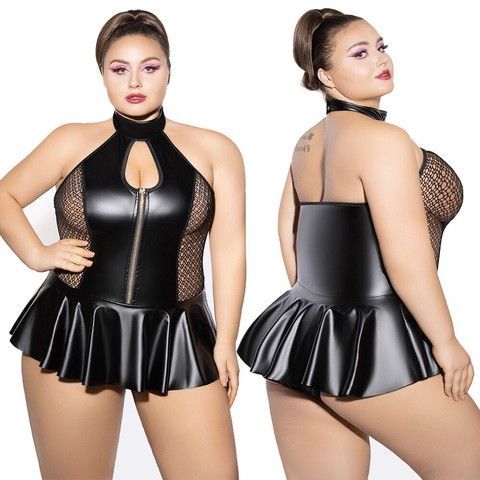 Еротичне боді JSY P61158 Black Plus Size
