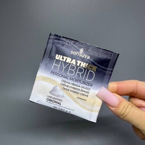 Саше Крем-смазка гибридная Sensuva UltraThick Hybrid Formula 6 мл