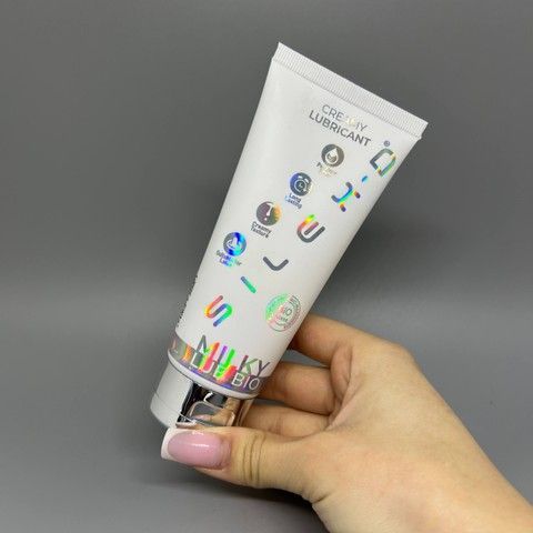 Спермообразный лубрикант на водной основе SilexD Milky Lub Bio (100 мл) - фото