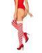 Чулки Obsessive Kissmas stockings S/M - фото товара