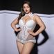 Еротичний корсет JSY P61132 White Plus Size