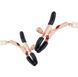 Зажимы для сосков с цепочкой Rosy Gold Nipple Clamps Pearls - фото товара