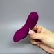 Zalo AYA Velvet Purple - смарт вибратор-бабочка в трусики двойной - фото товара