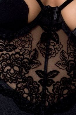 Сорочка і трусики TONYA CHEMISE black Passion Exclusive L/XL