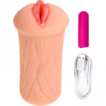Мастурбатор вагина с вибропулей Kokos Elegance 001 - фото