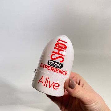 Alive Vaginal Experience Mini Masturbator - яйце мастурбатор-вагіна для чоловіків Flesh - фото