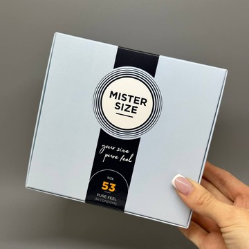 Презервативы Mister Size pure feel 53 (36 шт.) - фото