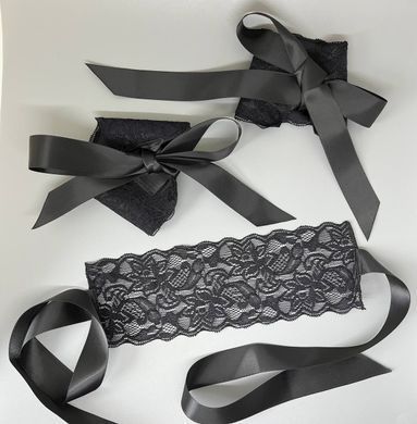 Пов'язка на очі та на руки Art of Sex Blindfold and Handcuffs Aria
