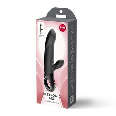Пульсатор з вібрацією Fun Factory Bi Stronic Arc Black чорний - фото